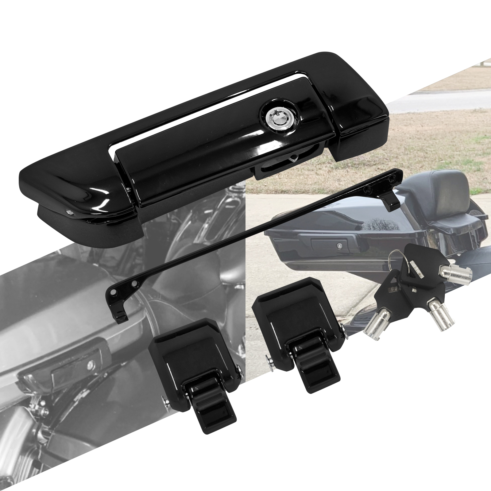 Motorcycle Gear Pants - Motorcycle Tour Pack Trunk Latches Tour