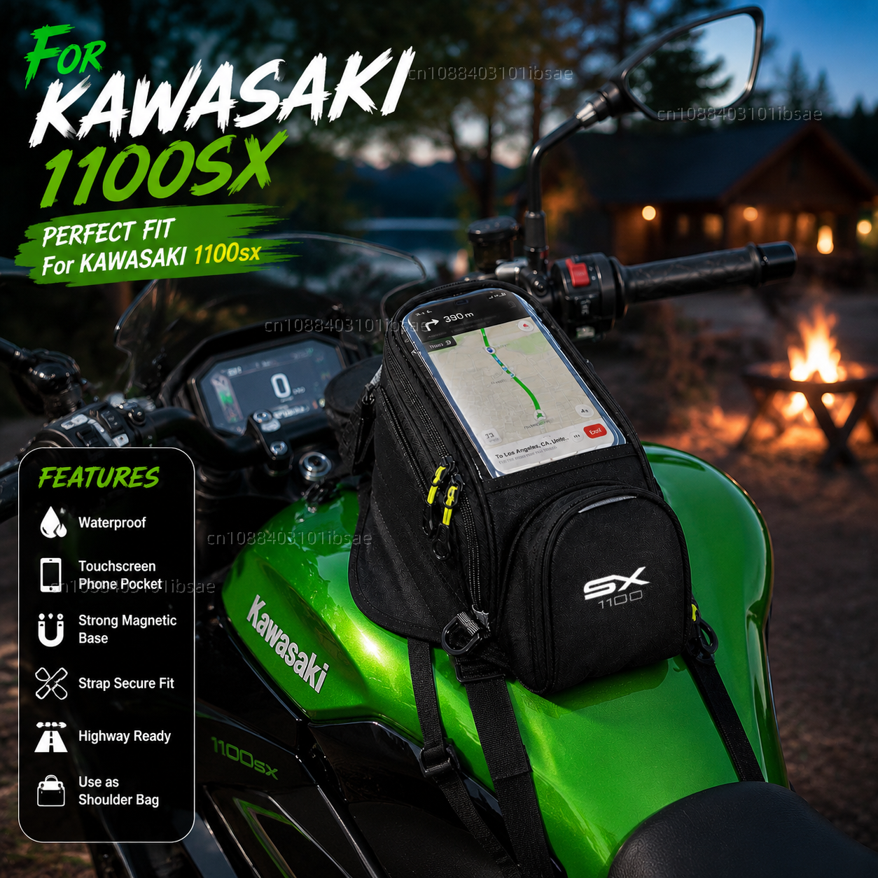 Magnetic Tank Bag - NEW Universal Magnetic Fuel Tank Bag