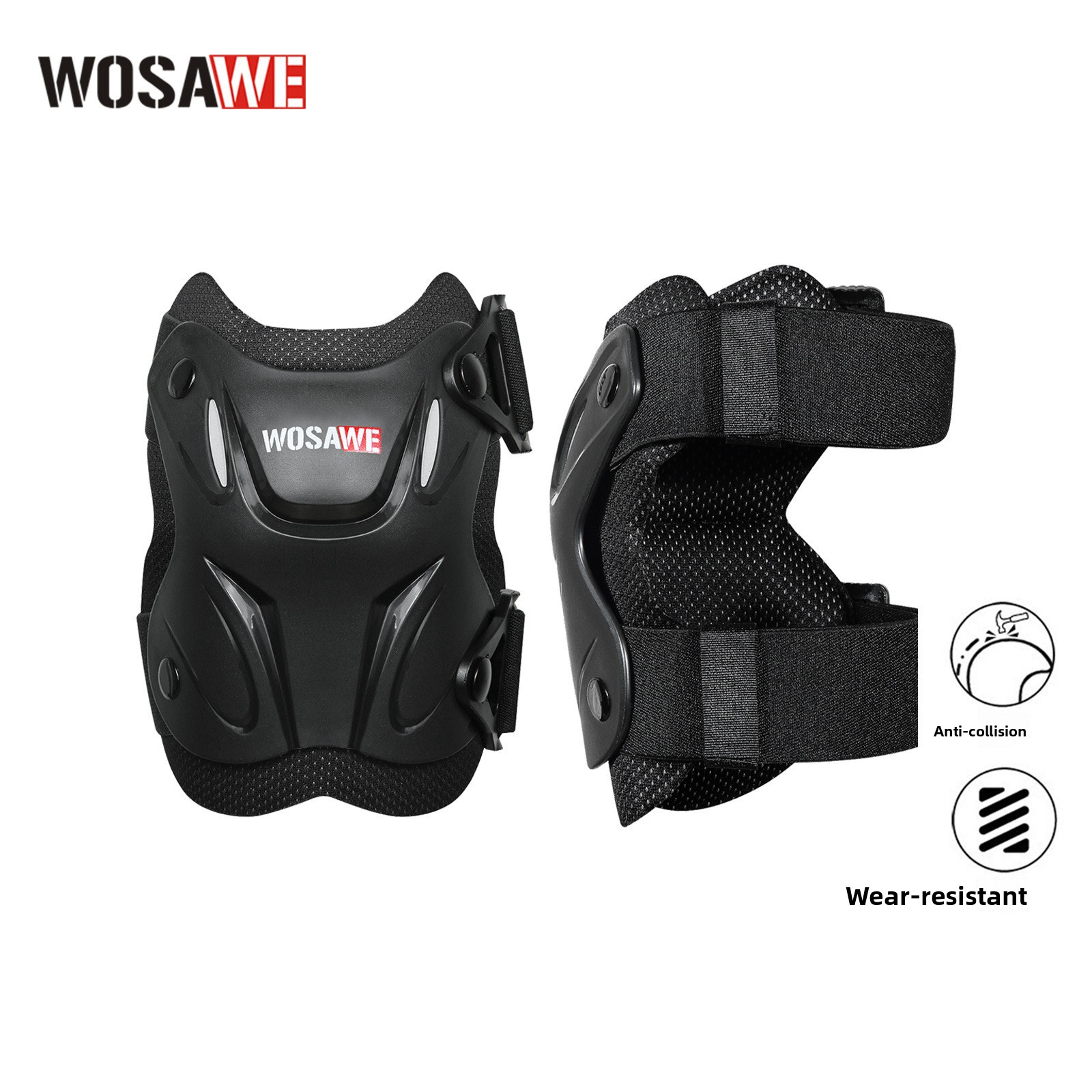 Knee Guard Hard - WOSAWE Adult Motorcycle Knee Pads Hard