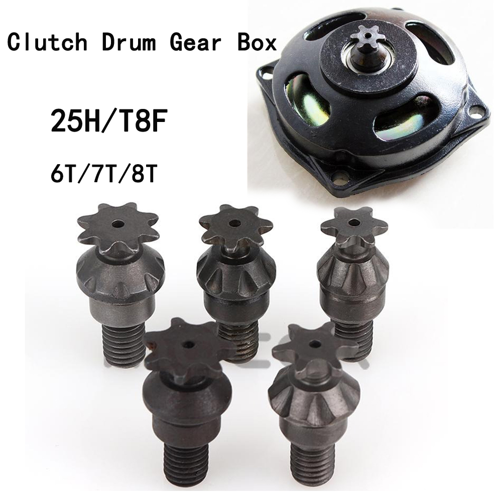 Motorcycle Gear Kids - 25H T8F 6/7/8 Teeth Clutch Drum