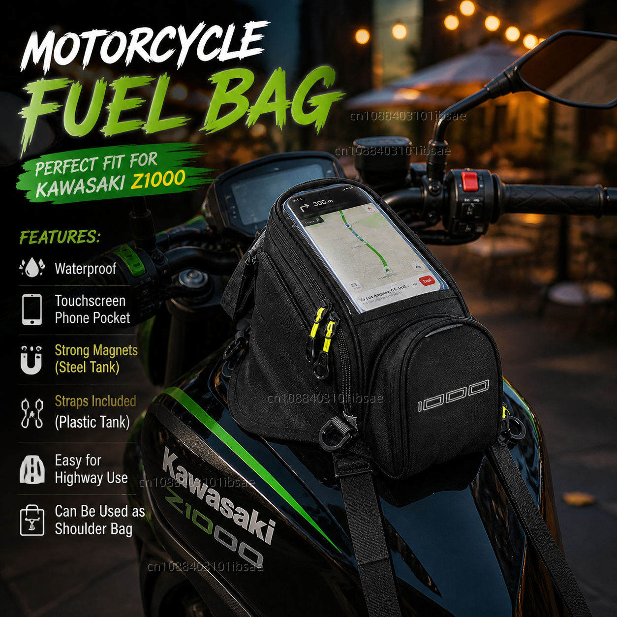 Magnetic Tank Bag - NEW Universal Magnetic Fuel Tank Bag