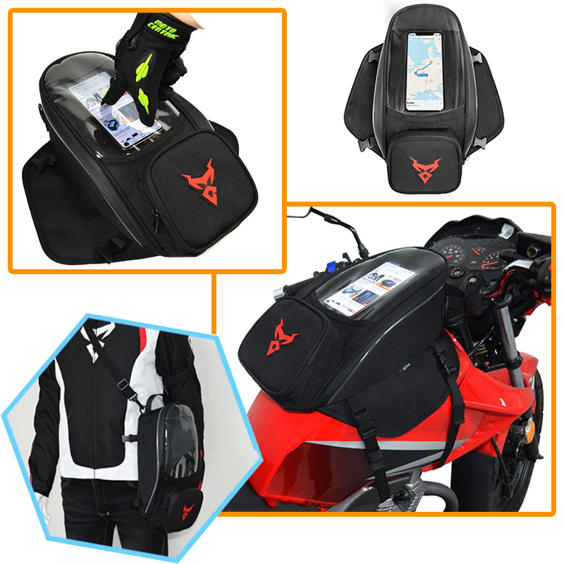 Magnetic Tank Bag - Waterproof Magnetic Motorcycle oil Fuel Tank