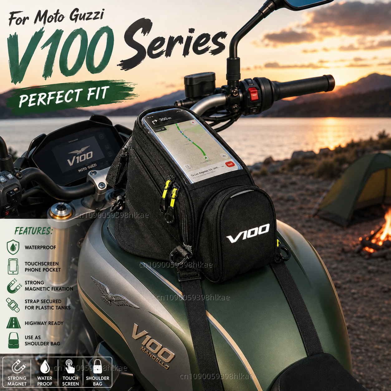 Magnetic Tank Bag - NEW Universal Magnetic Fuel Tank Bag