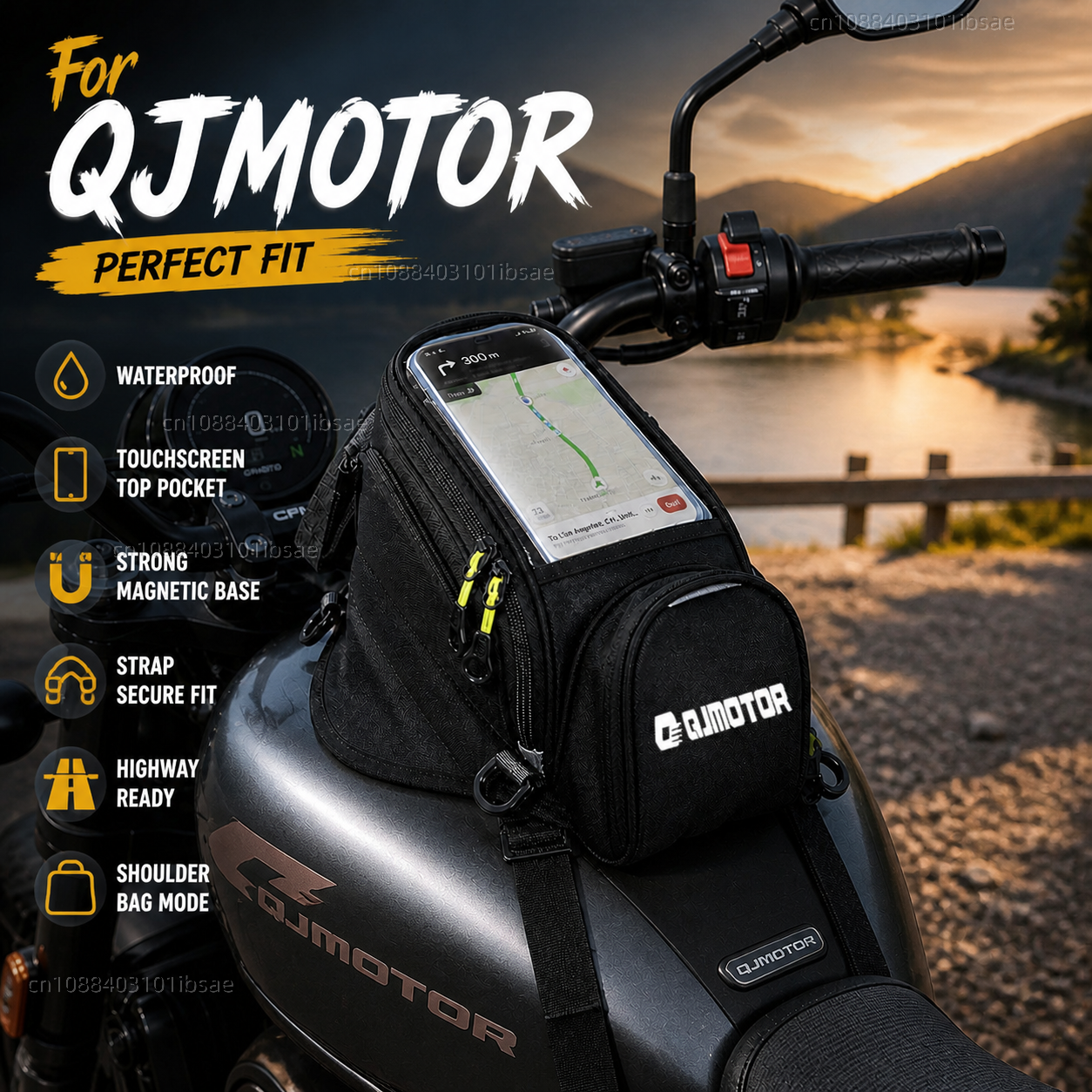 Magnetic Tank Bag - NEW Universal Magnetic Fuel Tank Bag