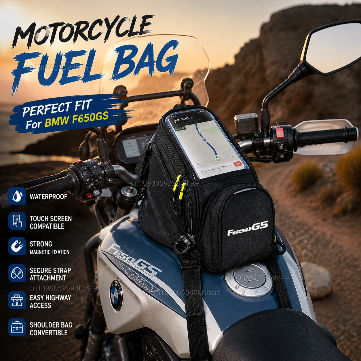 Magnetic Tank Bag - NEW Universal Magnetic Fuel Tank Bag