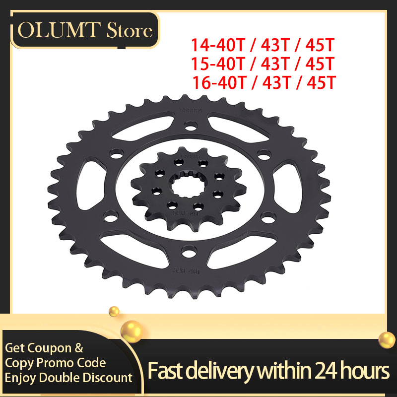 520 Chain 14T 15T 16T 43T 45T  - Motorcycle Gear Usa avis et prix