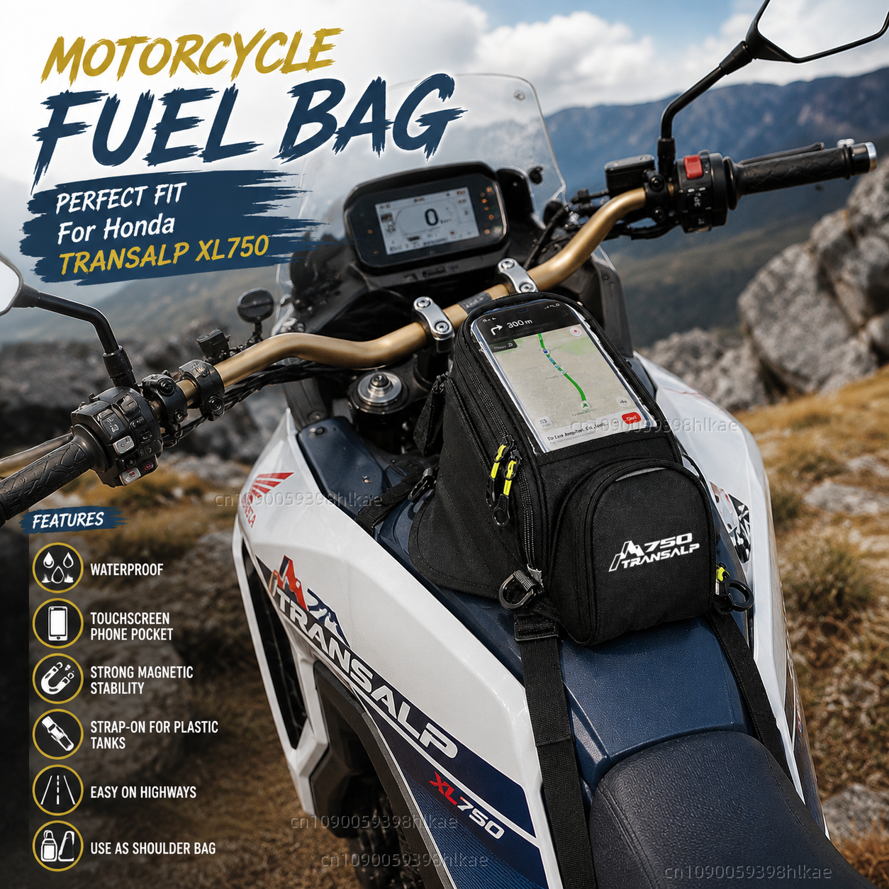 NEW Universal Magnetic Fuel Ta - Magnetic Tank Bag avis et prix