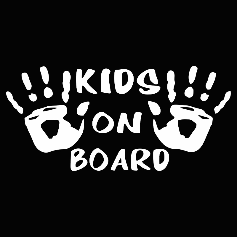 3D Car Sticker KIDS ON BOARD C - Motorcycle Gear Kids avis et prix