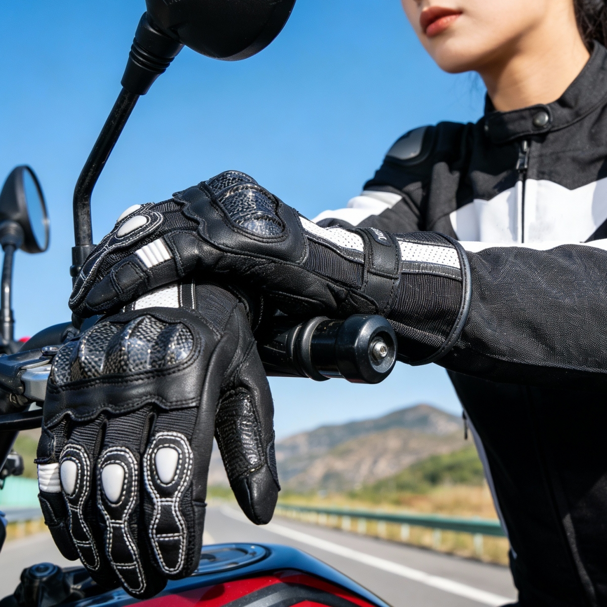 Women Retro Leather Gloves Fou - Xs Motorcycle Gear avis et prix