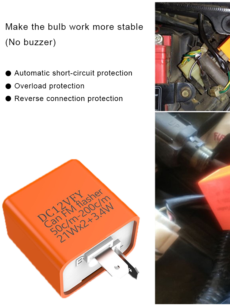 DV 12V LED Flasher Adjustable  - Motorcycle Gear Protection avis et prix