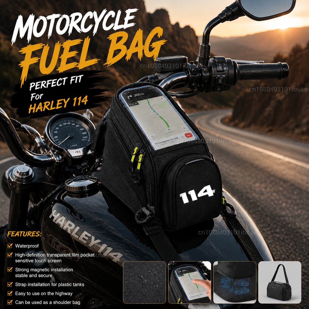 NEW Universal Magnetic Fuel Ta - Magnetic Tank Bag avis et prix