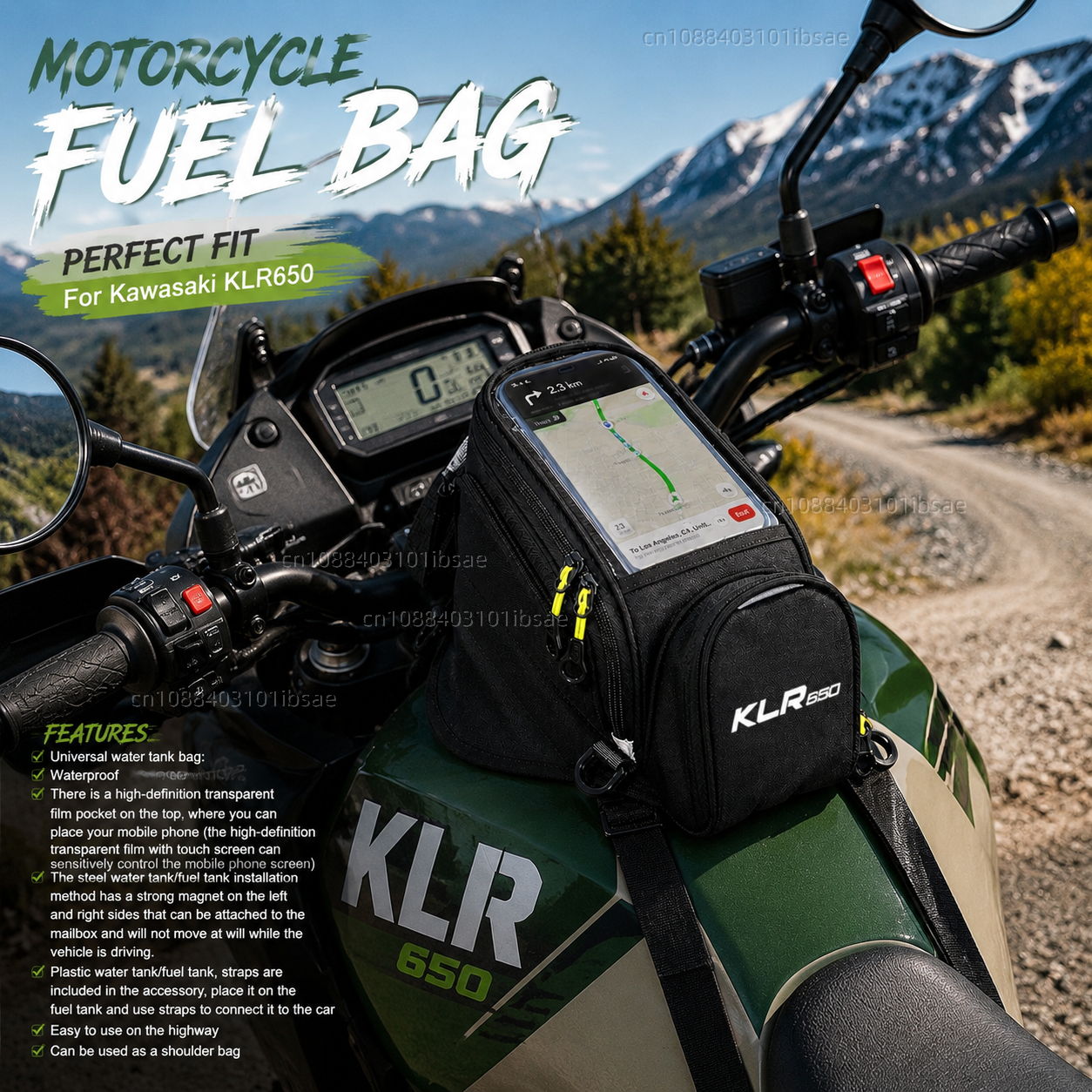 NEW Universal Magnetic Fuel Ta - Magnetic Tank Bag avis et prix
