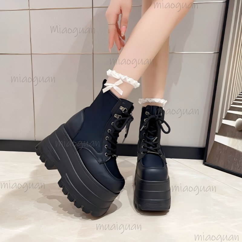 Super High Platform Ankle Boot - Motorcycle Gear Pants avis et prix