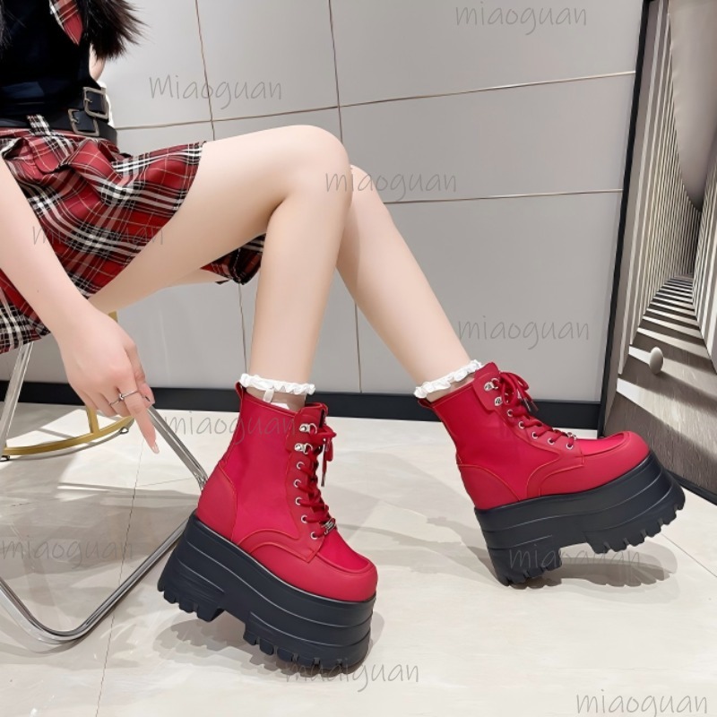 Super High Platform Ankle Boot - Motorcycle Gear Pants avis et prix