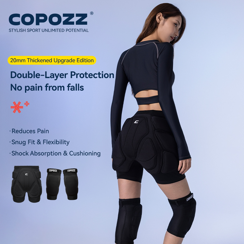 COPOZZ Upgraded Ski Knee Pads  - Motorcycle Gear Protection avis et prix