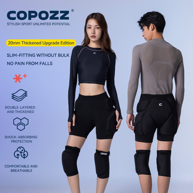 COPOZZ Upgraded Ski Knee Pads  - Motorcycle Gear Protection avis et prix