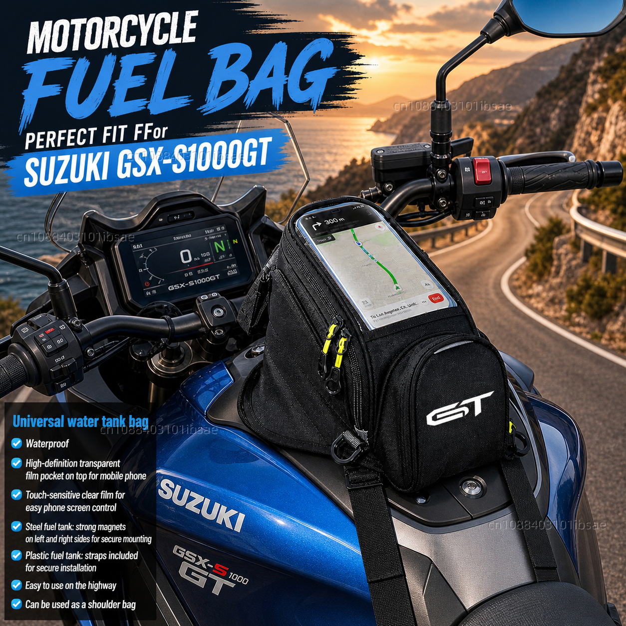 NEW Universal Magnetic Fuel Ta - Magnetic Tank Bag avis et prix