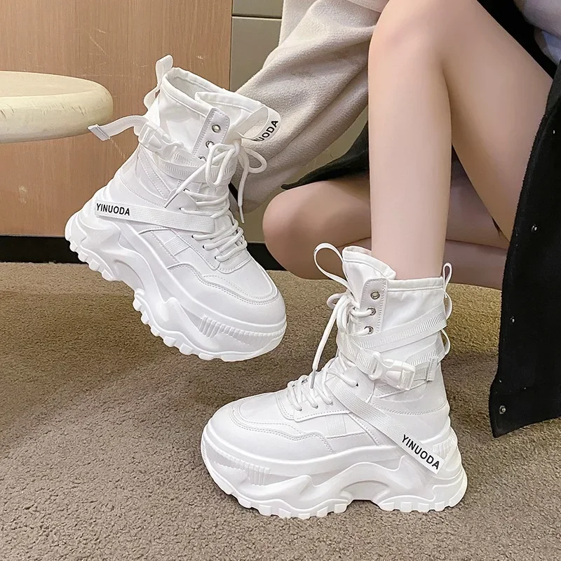 Fashion Women Chunky Platform  - Motorcycle Gear Pants avis et prix