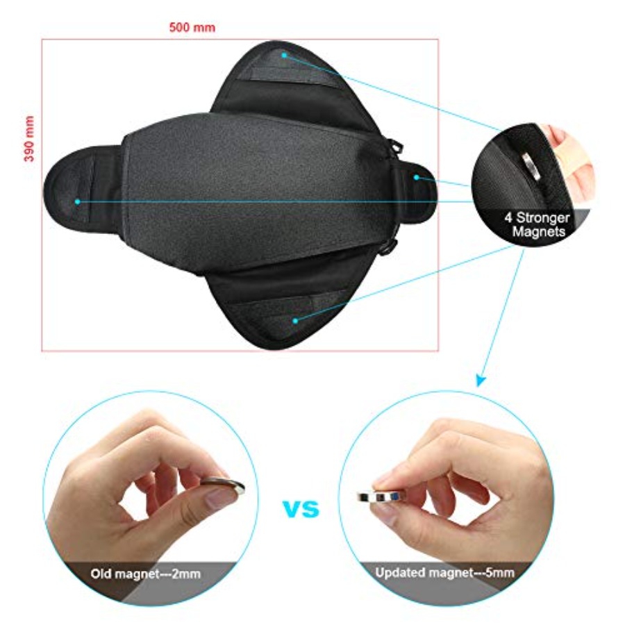 Motorcycle Tank Bag, Water Res - Magnetic Tank Bag avis et prix