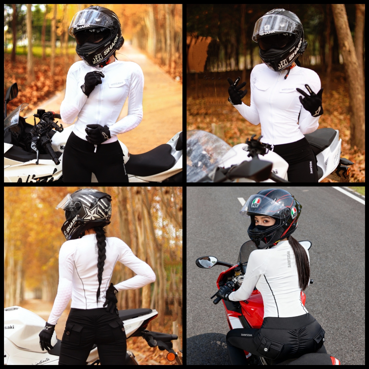 WOSAWE Women Motorcycle Jacket - Motorcycle Gear Jacket Women avis et prix