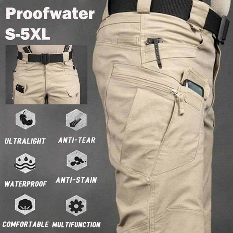 Men's Tactical Cargo Pants 6XL - Motorcycle Gear Pants avis et prix