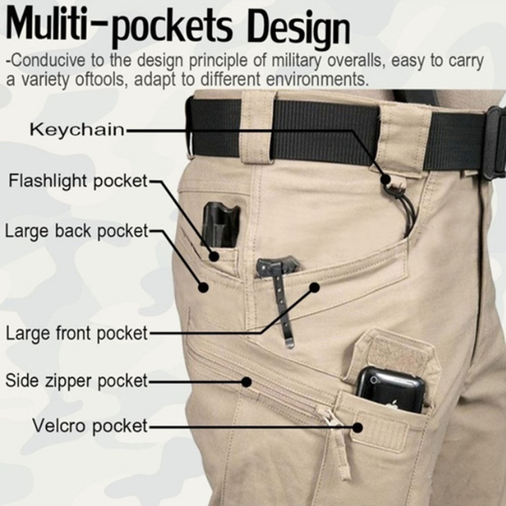 Men's Tactical Cargo Pants 6XL - Motorcycle Gear Pants avis et prix